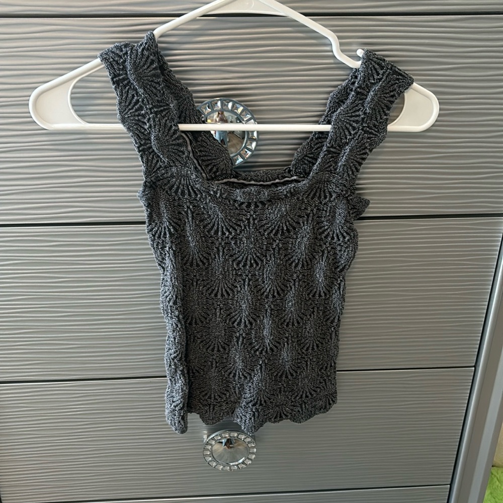 free people black tank top